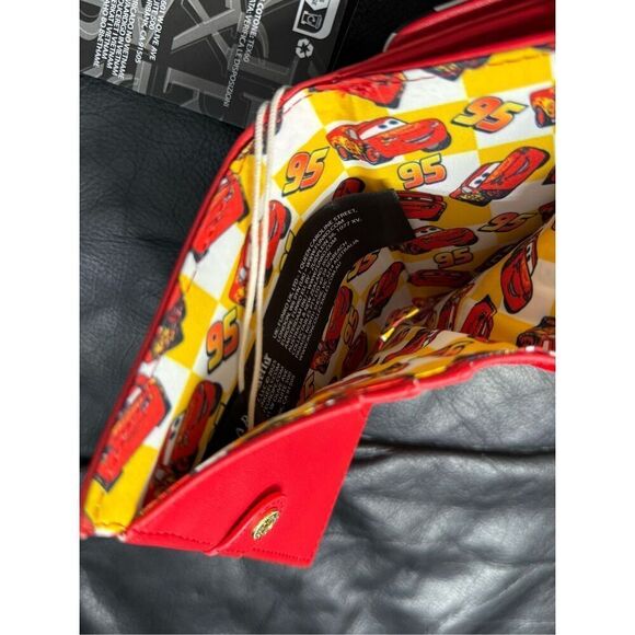 Loungefly Disney Pixar Cars Lightning McQueen Rust-eze Wallet - Picture 6 of 6